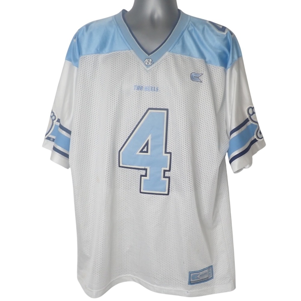 NCAA University Of North Carolina Tar heels Football Jersey #4 Mens L‎